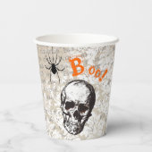  schedel Halloween Papieren Bekers (Achterkant)