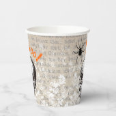  schedel Halloween Papieren Bekers (Links)