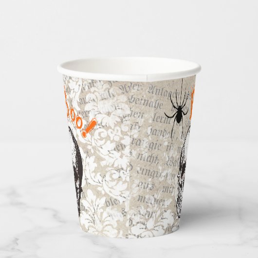  schedel Halloween Papieren Bekers (Rechts)