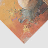 schedel Halloween Tissuepapier (Detail)