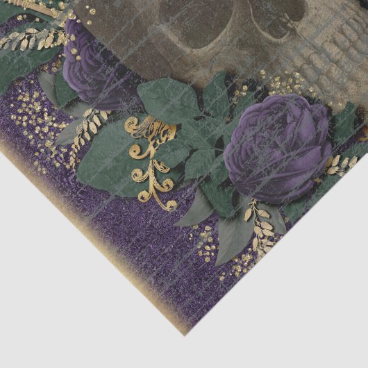  schedel Halloween Tissuepapier (Detail)