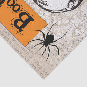 schedel Halloween Tissuepapier (Detail)