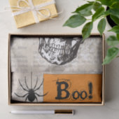 schedel Halloween Tissuepapier (Geschenk)