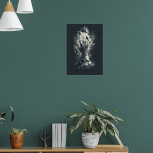 Schedel Hand Ravens Gotische Donkere Kunst Poster