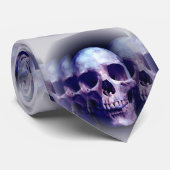 Schedel - Heavy Metal Fantasy Art Stropdas (Opgerold)