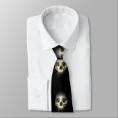 Schedel - Heavy Metal Fantasy Art Stropdas (Gebonden)