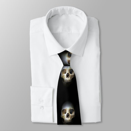 Schedel - Heavy Metal Fantasy Art Stropdas (Gebonden)