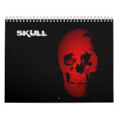 Schedel Heavy Metal Punk Rock Fantasy Art Kalender (Hoes)