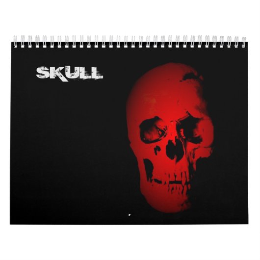 Schedel Heavy Metal Punk Rock Fantasy Art Kalender (Hoes)
