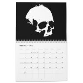 Schedel Heavy Metal Punk Rock Fantasy Art Kalender (Feb 2027)