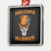 Schedel/Hoed...RSD/CRPS Metalen Ornament (Links)