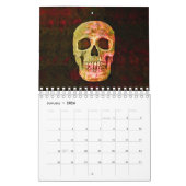 Schedel Hoofd Gothic Cool Fun Trendy Art 2024 Kalender (Jan 2026)