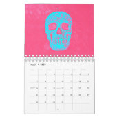 Schedel Hoofd Gothic Girly Fun Trendy Art 2024 Kalender (Mar 2027)