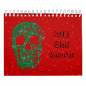 Schedel Hoofd Gothic Girly Fun Trendy Art 2024 Kalender (Hoes)