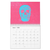 Schedel Hoofd Gothic Girly Fun Trendy Art 2024 Kalender (Mar 2026)