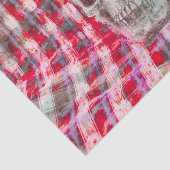 Schedel Hoofd Gotische Zonnebloem Rood Roze Textuu Tissuepapier (Detail)