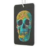 Schedel Hoofd Kleurrijke Zwart Blauwgroen Geel Pop Luchtverfrisser (Links)