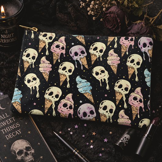 Schedel Ijsje Zomer Goth Beangstigend Etui