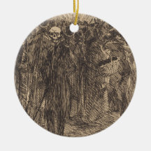 Schedel in de menigte (door Albert Besnard)