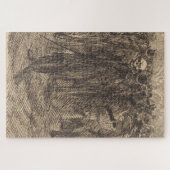 Schedel in de Menigte (door Albert Besnard) Legpuzzel (Horizontaal)