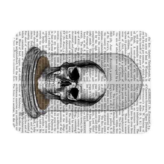 schedel in de troep 2 magneet (Horizontaal)