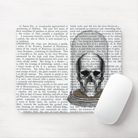 schedel in de troep 2 muismat (Met muis)