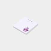 Schedel in een heksenhut Fantasievol Post-it® Notes (Schuin)