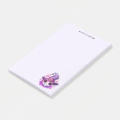 Schedel in een heksenhut Fantasievol Post-it® Notes (Schuin)