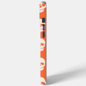 Schedel in roze, Sinaasappel en crème Case-Mate iPhone Case (Achterkant / Links)