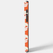 Schedel in roze, Sinaasappel en crème Case-Mate iPhone Case (Achterkant / Links)