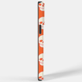 Schedel in roze, Sinaasappel en crème Case-Mate iPhone Case (Achterkant / Rechts)