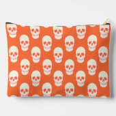 Schedel in roze, Sinaasappel en crème Etui (Achterkant)