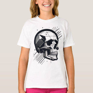 Schedel in verschillende stijlen 14 t-shirt