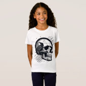 Schedel in verschillende stijlen 29 t-shirt (Voorkant volledig)