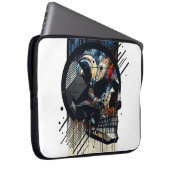 Schedel in verschillende stijlen 37 laptop sleeve (Voorkant Rechts)