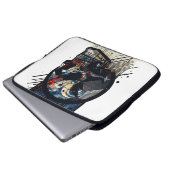 Schedel in verschillende stijlen 37 laptop sleeve (Voorkant onderkant)