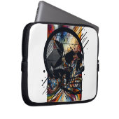 Schedel in verschillende stijlen 39 laptop sleeve (Voorkant Rechts)