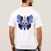 schedel in vlinder #10 t-shirt (Achterkant)