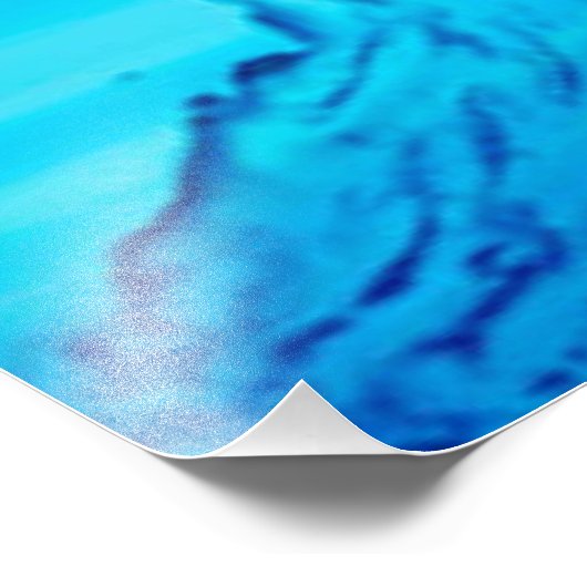 Schedel in water foto afdruk (Hoek)