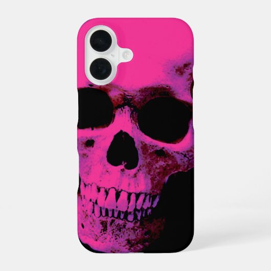 Schedel iPhone 16 Hoesje (Achterkant)