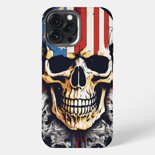 schedel iPhone hoesje (Achterkant)