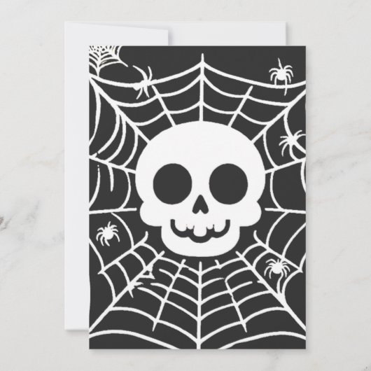 schedel kaart (Achterkant)