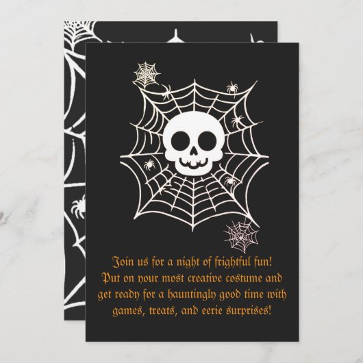 schedel kaart (Voorkant / Achterkant)