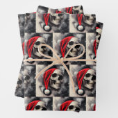 Schedel Kerst Wrapping blad Inpakpapier Vel (In situ)