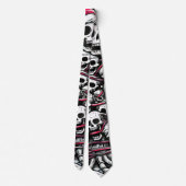 Schedel Kerstboom Pyjama Skelet Kerstman Hoed Stropdas (Achterkant)