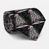 Schedel Kerstboom Pyjama Skelet Kerstman Hoed Stropdas (Opgerold)