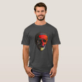 Schedel Kleurrijk T-shirt (Voorkant volledig)
