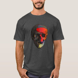 Schedel Kleurrijk T-shirt