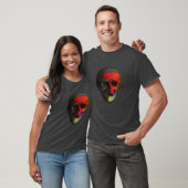 Schedel Kleurrijk T-shirt (Unisex)