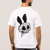 Schedel Konijn T-Shirt (Achterkant)